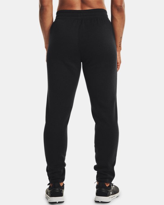 Women's UA Rival Fleece Gradient Pants, Black, pdpMainDesktop image number 1